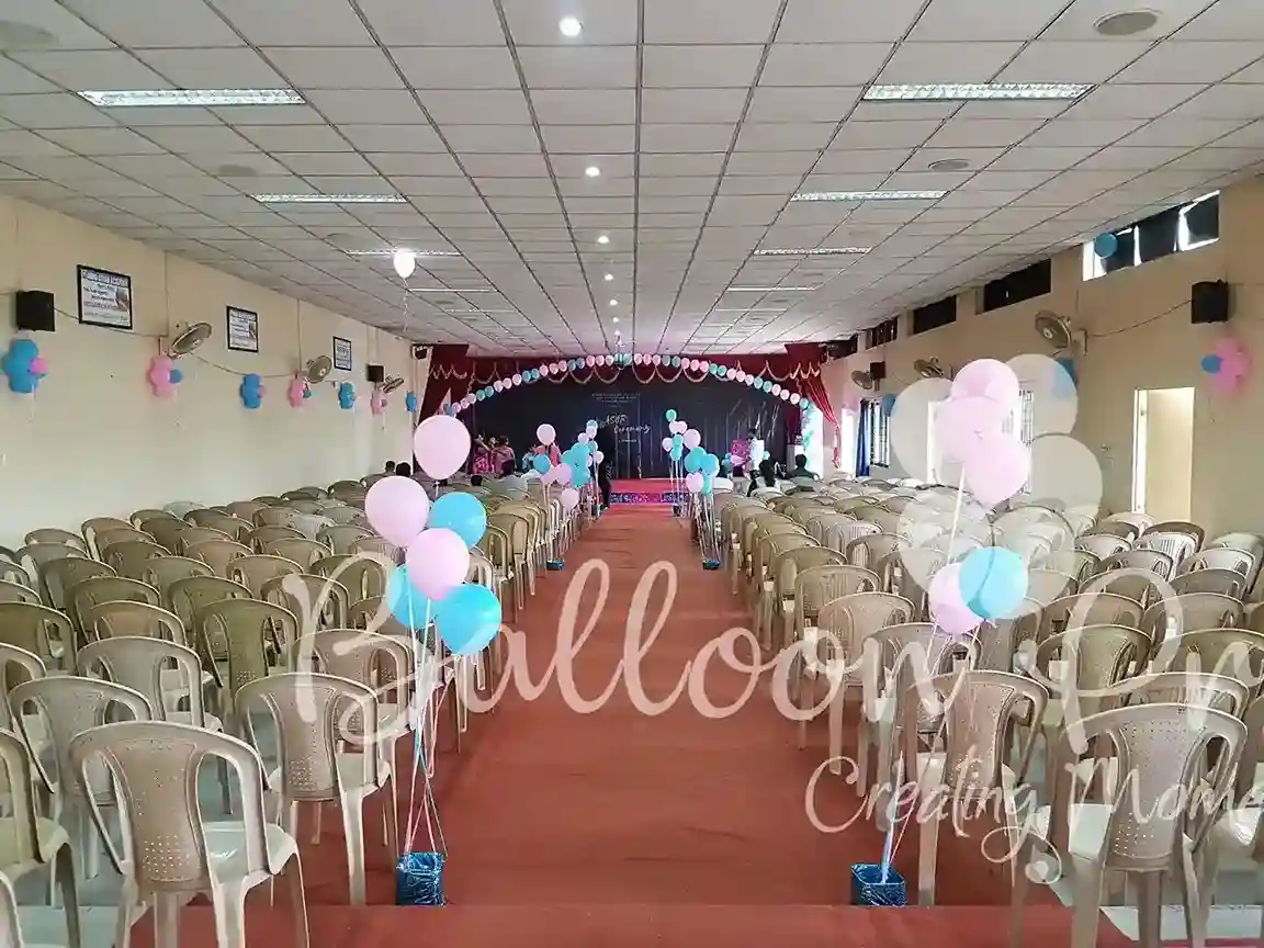 Helium Special Stage decor in Bangalore Helium Special Stage decor