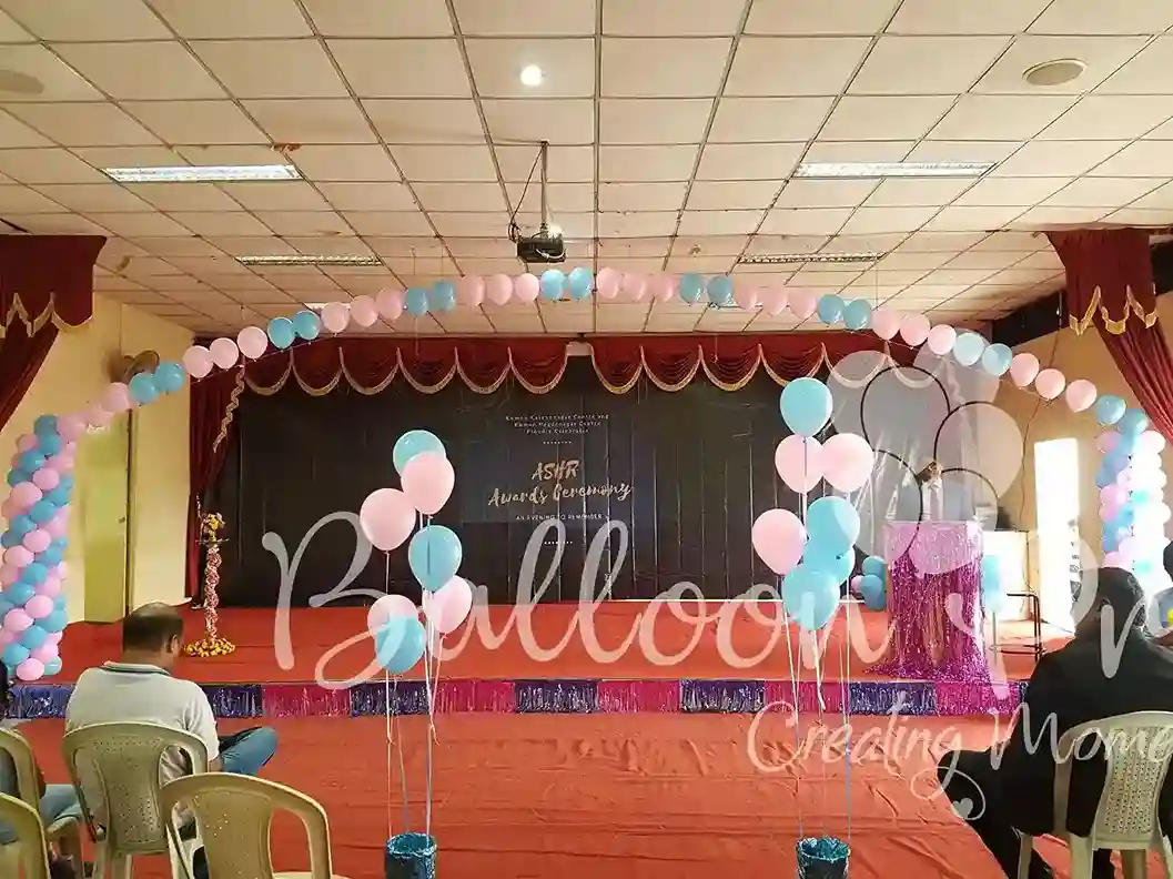 Helium Special Stage decor in Bangalore Helium Special Stage decor
