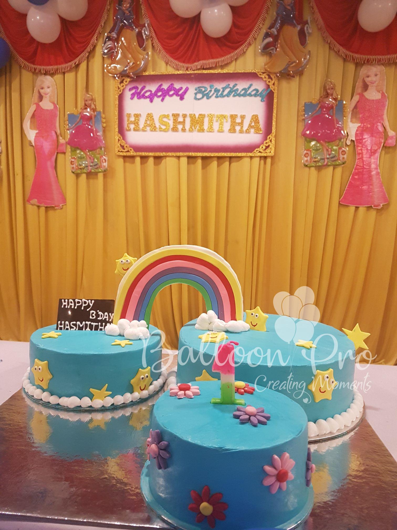 Triplet Rainbow Cake 2.5kgs Bangalore Upto 50 Off Balloon Pro