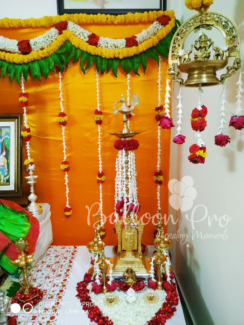 Buy Pooja Backdrop Decoration Online In India - Etsy India
